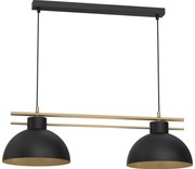Luster na lanku ESTATE 2xE27/15W/230V čierna