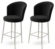 Súprava barových stoličiek Alte Black, 2 ks, 2 ks