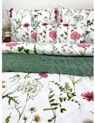 Bavlnené obliečky Vôňa jari 200×220 + 2×70×90 cm – 100% bavlna, jemný kvetinový vzor