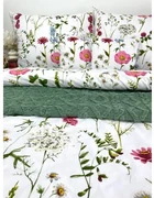 Bavlnené obliečky Vôňa jari 200×220 + 2×70×90 cm – 100% bavlna, jemný kvetinový vzor