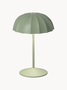 Malá prenosná stolová LED lampa do exteriéru Ombrellino