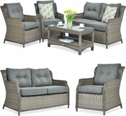 Sada záhradného sedacieho nábytku Technorattan Trivento na terasu a pohovku