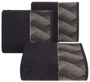 BAVLNENÝ UTERÁK LIMITED COLLECTION VICTORIA12 70X140 CM ČIERNA