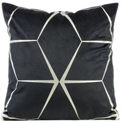 DEKORAČNÁ OBLIEČKA NA VANKÚŠ BLINK28 45X45 CM ČIERNA