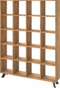 Regál dubový Toledo Box Loft na knihy 193x145x30