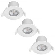 Philips - SADA 3x LED Stmievateľné kúpeľňové svietidlo LED/5W/230V 2700K IP65 P4016