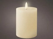 LED sviečka Lumineo 7x11,2 cm, krémová%