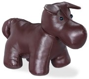 Dverová zarážka psa z umelej kože, RD25697