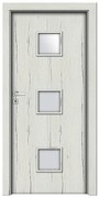 Dvere vnútorné Salerno 4 80P dub snežný