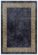 Ayyildiz, Kusový koberec Fiesta 4305 black, 140x200, čierna, chodba / predsieň