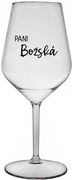 PANI BOŽSKÁ - priehľadný nerozbitný pohár na víno 470 ml
