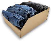 KARTON PAK Úložné boxy na oblečenie, organizéry do skrine EKO KARTON 30 x 40 cm