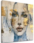 Elegantný obraz ženy Prenikavý pohľad