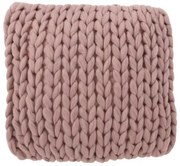 Pletený fialkový vankúš Tricot purple - 40 * 40 cm