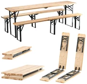 JAKS Pivný set 220 cm drevený