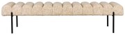 Béžová lavica Jethro – White Label