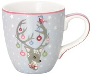 Modrý detský kameninový hrnček Green Gate Dina, 200 ml