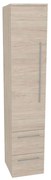 Mereo Bino, kúpeľňová skrinka vysoká 163 cm, ľavá, Multidecor, Light Rock Hickory, MER-CN697LRH1