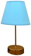Stolná lampa 1xE27/60W/230V modrá/medená