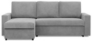 Rohová rozkladacia sedačka NEO Poso sivá