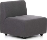 Sedačka LEA, kresielko, tmavo sivá