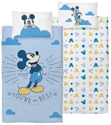 Detské obliečky do postieľky Mickey Mouse Si Najlepší, 100 x 135 cm, 40 x 60 cm