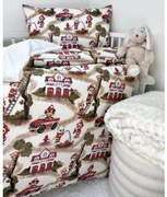 INTERMEDIC SK Posteľná obliečka do postieľky Malý požiarnik 100x135/40x60cm