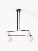 Závesné svietidlo z opálového skla Atlanta