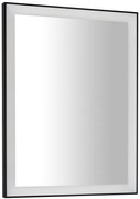 Sapho Sapho, GANO zrkadlo s LED osvetlením 60x80cm, čierna