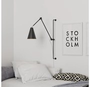 ByRydens 4300530-4002 - Nástenná lampa YUKON 1xE27/5W/230V čierna