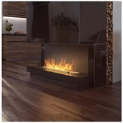 InFire - Vstavaný BIO krb 100x45 cm 3kW čierna