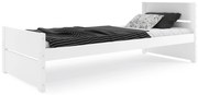 Posteľ BARTEK 200x90cm BIELA (bez zásuvky)