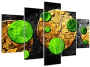 Obraz abstrakcie - Guľa (150x105 cm)