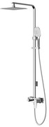 OMNIRES PM7444CR - Sprchová sada s batériou PARMA lesklý chróm