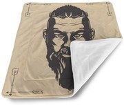 Sablio Deka pre bábätko Vikingové Pergamen - 80x100 cm