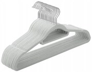 Velúrová súprava vešiakov Maxi 50 kusov sivá