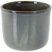 Zelený porcelánový kvetináč