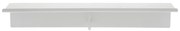Svetlosivý oceľový nástenný vešiak s poličkou 21,5 cm A-Coat – Zone