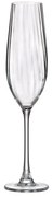BOHEMIA COLUMBA OPTIC POHÁR NA ŠAMPANSKÉ 260ML SADA 6KS