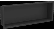 Mexen X-Wall-R zapustená polička s okrajom 60 x 20 cm, čierna - 1970602010