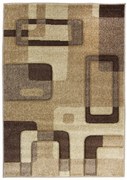 Oriental Weavers, Kusový koberec Portland 1597 AY3 D, 67x120, hnedá, chodba / predsieň