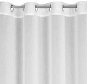 ZÁCLONA NA KRÚŽKOCH LUNA 140X250 CM BIELA