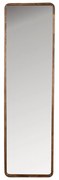 Nástenné zrkadlo s dreveným rámom 34x120 cm Nyko – White Label