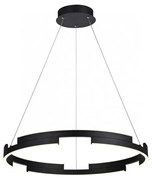 Redo 01-3173 - LED Stmievateľný luster na lanku CASTLE LED/36W/230V čierna