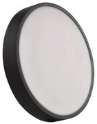 LED Stropné svietidlo LED/28,5W/230V 3000/3500/4000K pr. 30 cm čierna