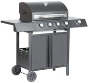 Plynový gril 4+1 horáky BBQ