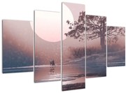 Obraz - Zamilovaný pár (150x105 cm)