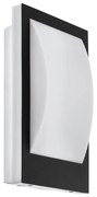 Eglo 79577 - Vonkajšie nástenné svietidlo FLAMMIGNANO 1xE27/9W/230V IP44 čierna