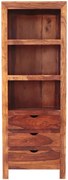 furniture-nabytek.cz - Knižnica rustikálna 65x180x45 z dreva palisander