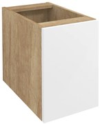 Sapho Sapho, WAVE skrinka spodná dvierková 30x45x47,8cm, pravá/ľavá, biela/dub alabama, WA030-3022